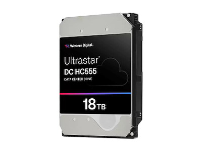 Western Digital Ultrastar DC HC555 harddisk 18 TB 7200 rpm 512 MB 3.5" Serial ATA III