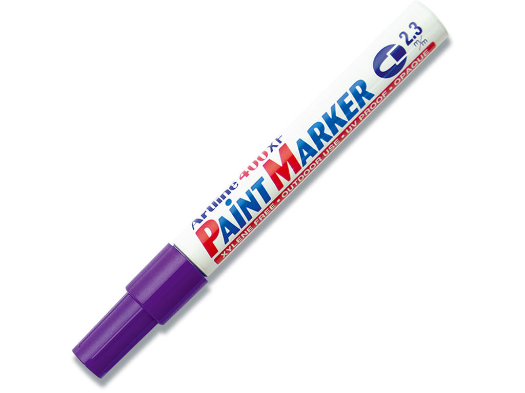 Paint marker, 2.3 mm, Lilla, Rund spids, Artline Paint EK-400