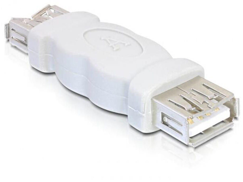 DeLOCK USB A Adapter USB 2.0 A FM Grå