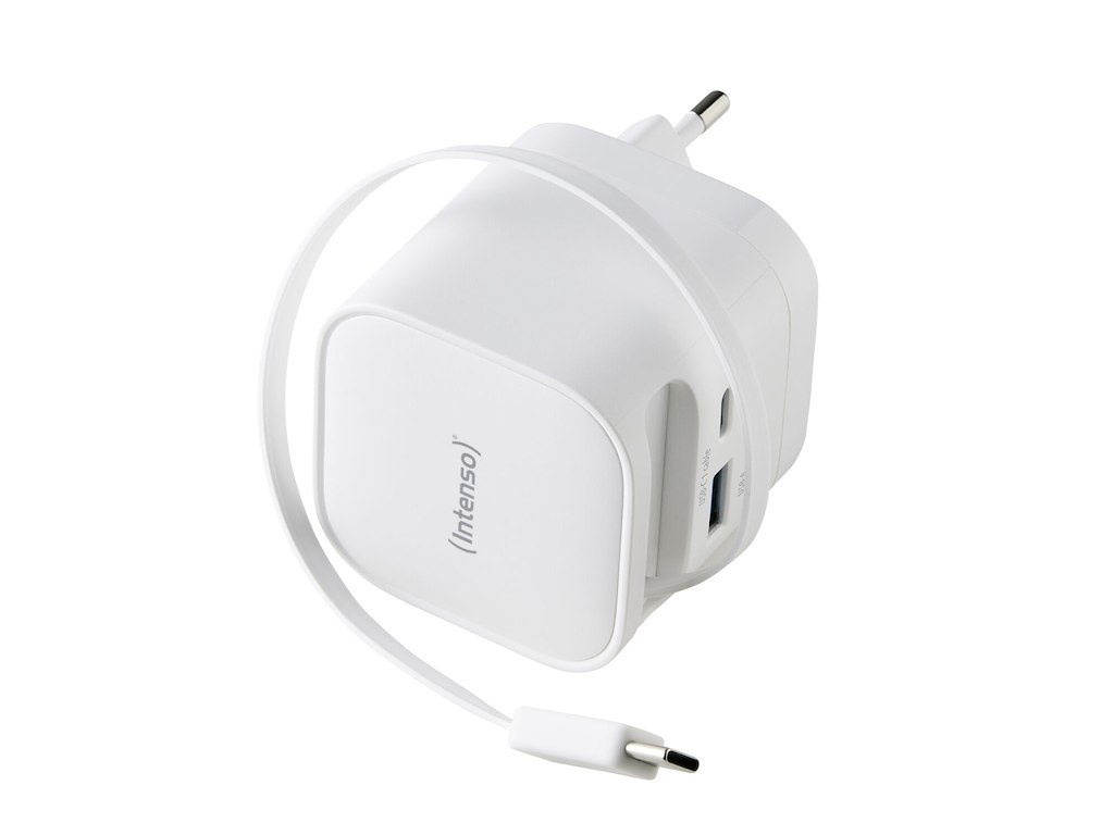 Intenso 7806520 strømadapter og vekselret Indendørs 65 W Sort