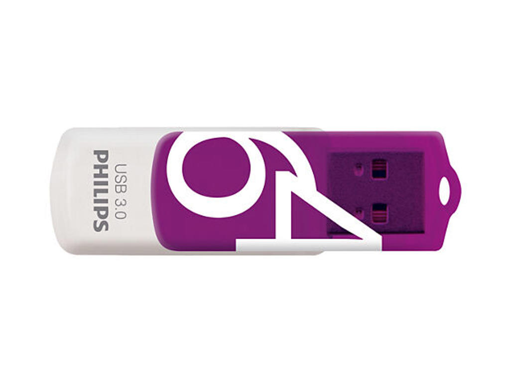 Philips FM64FD00B USB-nøgle 64 GB USB Type-A 3.2 Gen 1 (3.1 Gen 1) Lilla, Hvid