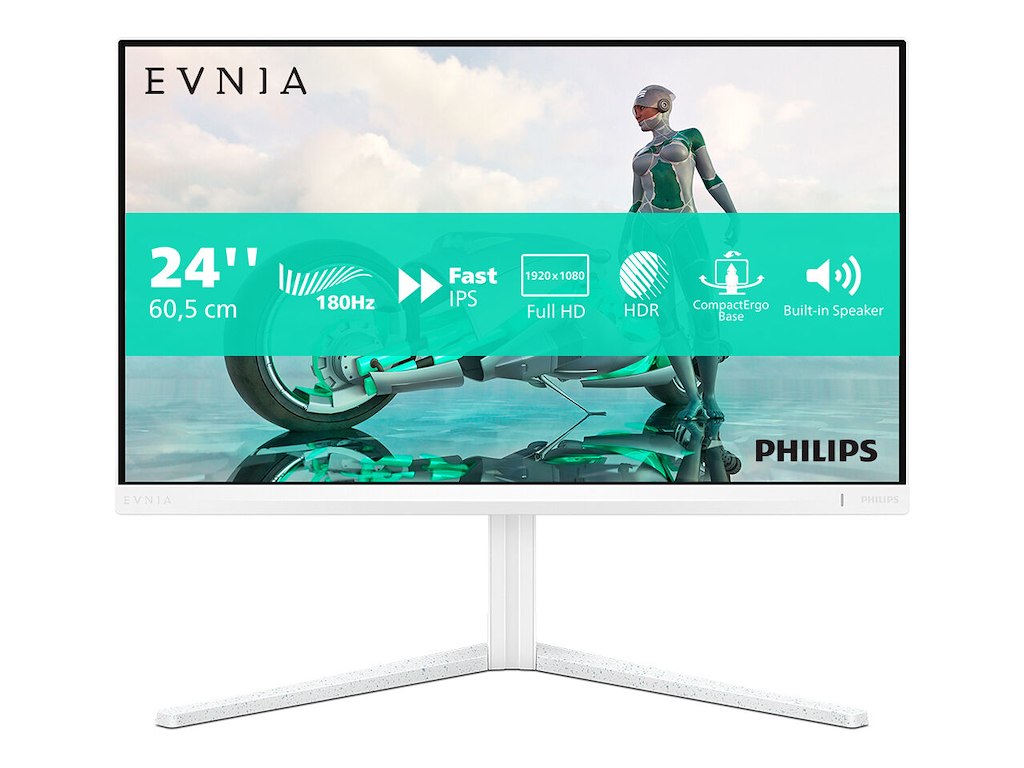 Philips Evnia 24M2N3201A/00 computerskærm 60,5 cm (23.8") 1920 x 1080 pixel Fuld HD LCD Hvid