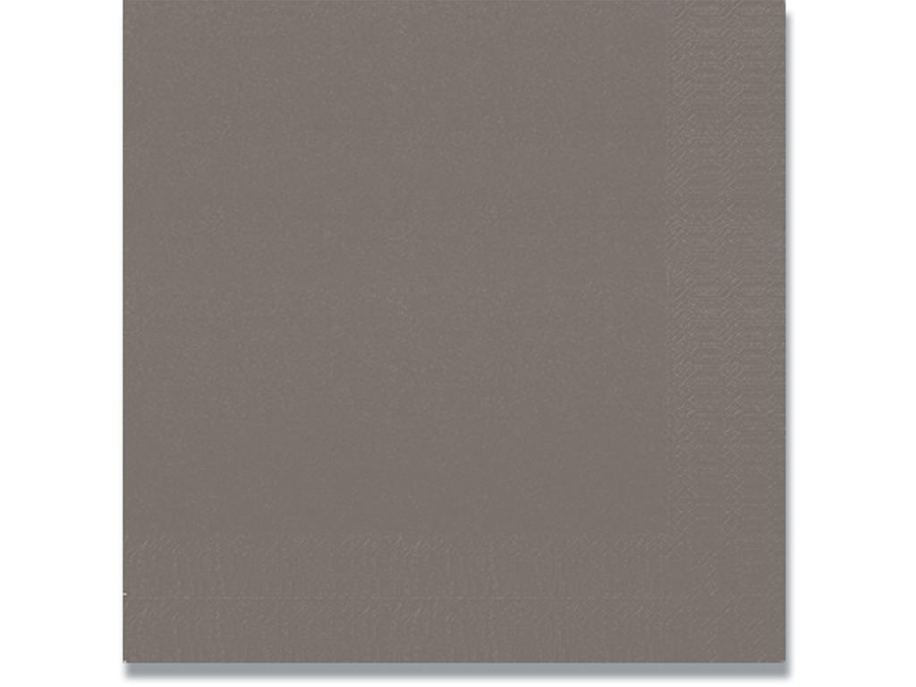 Servietter, 3 lag, Granitgrå, 33x33 cm, 125 stk, Duni