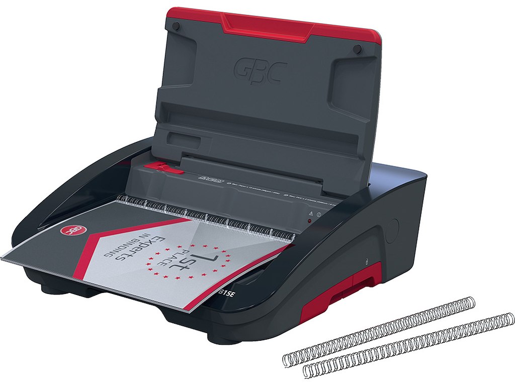 Indbindingsmaskine, Til wirespiraler, 125 ark-14 mm, A4, GBC WireBind WB15E