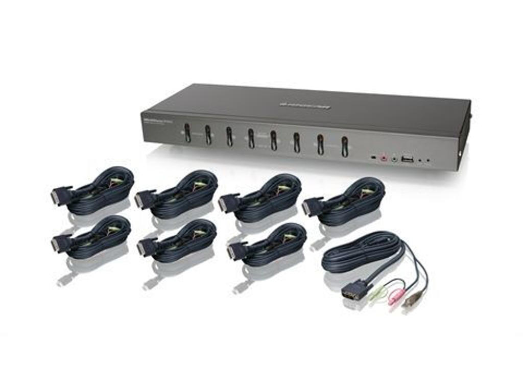 iogear GCS1108KIT1 KVM Switch Grå