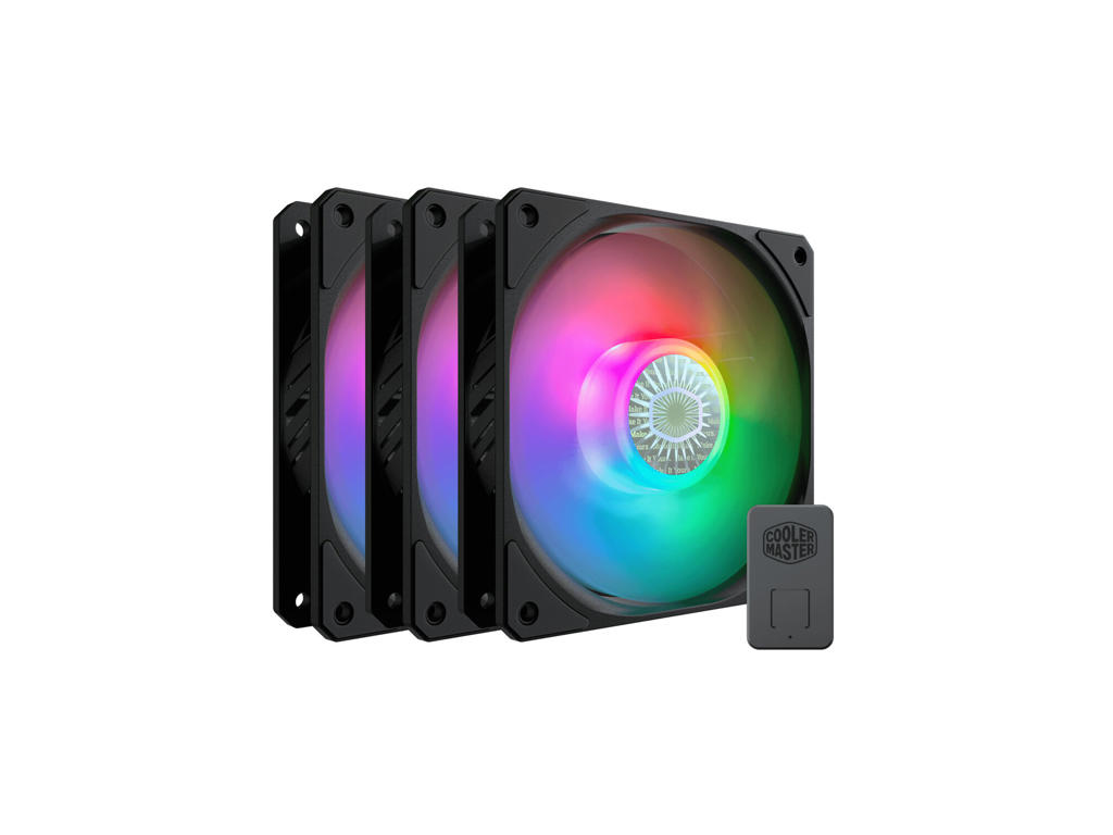 Cooler Master SickleFlow 120 ARGB Computerkabinet Ventilator 12 cm Sort 3 stk