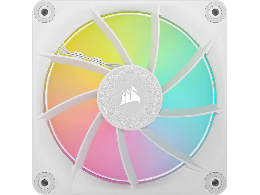 Corsair iCUE LINK LX120 RGB Computerkabinet Ventilator 12 cm Hvid 1 stk