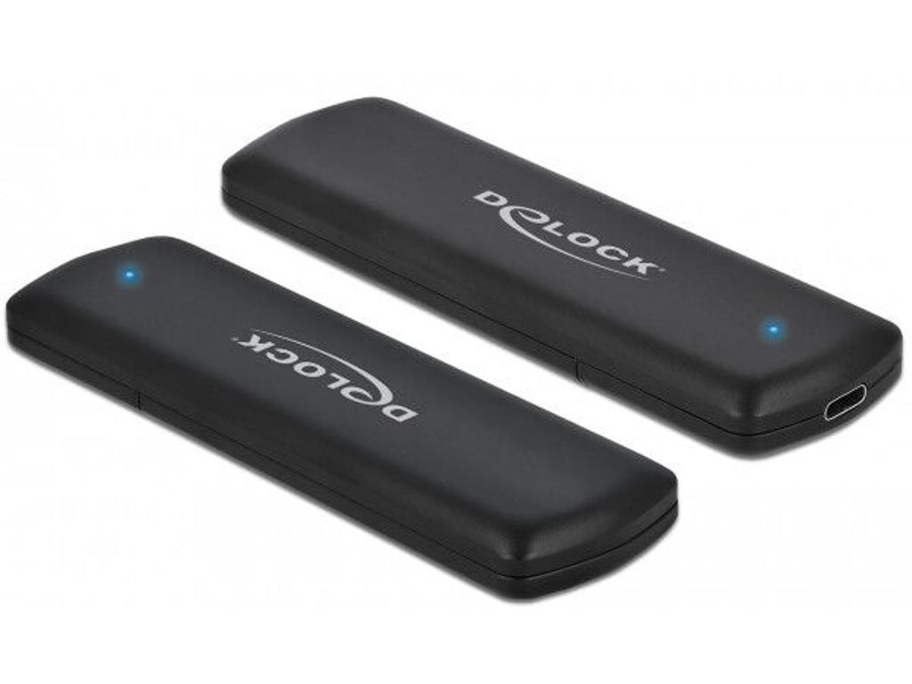 DeLOCK 42615 drevkabinet SSD kabinet Sort M.2