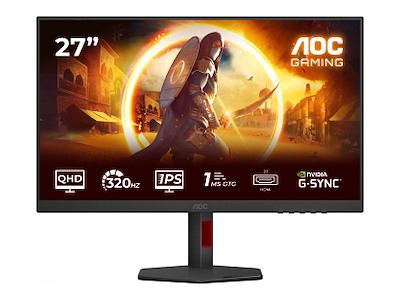 AOC G4 Q27G4SRU computerskærm 68,6 cm (27") 2560 x 1440 pixel Quad HD LED Sort