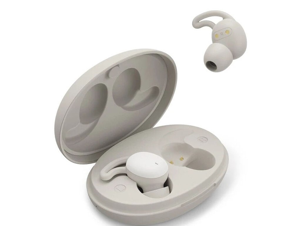 Hama Spirit Calm Headset True Wireless Stereo (TWS) I ørerne Opkald/musik Bluetooth Beige, Hvid