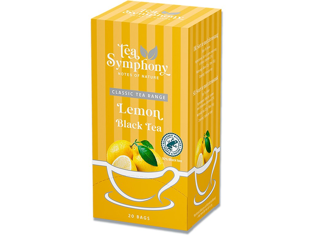 Brev-the, Lemon, 20 breve æsken, 1 æske, Tea Symphony