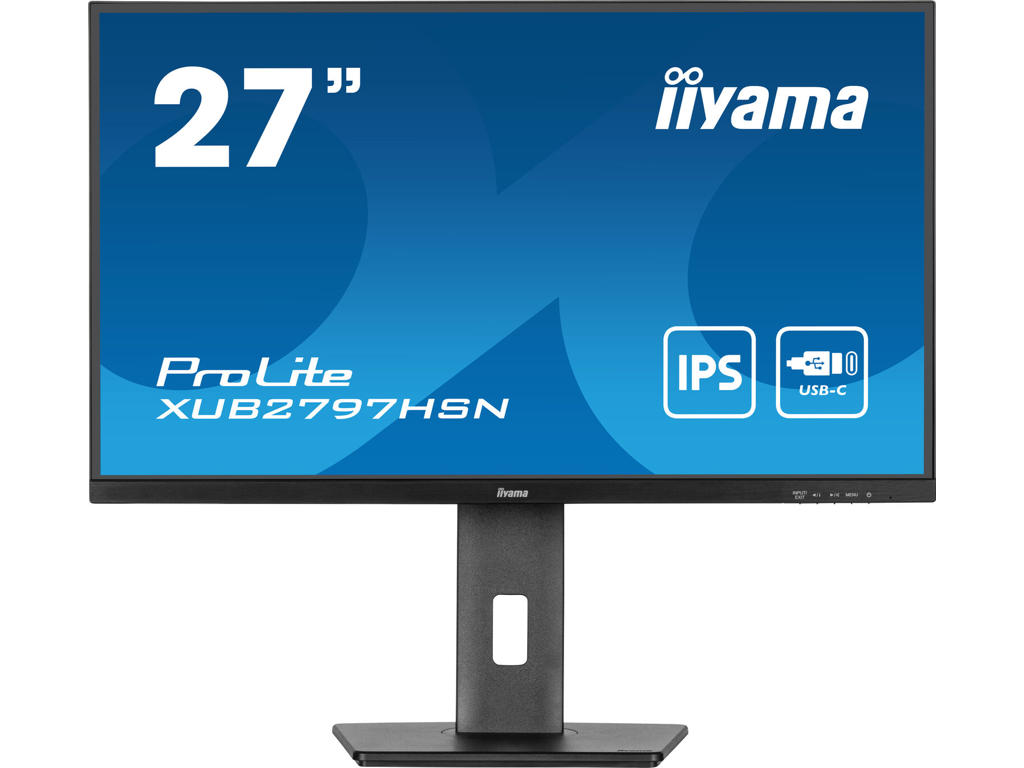 iiyama ProLite XUB2797HSN-B2 computerskærm 68,6 cm (27") 1920 x 1080 pixel Fuld HD LED Sort