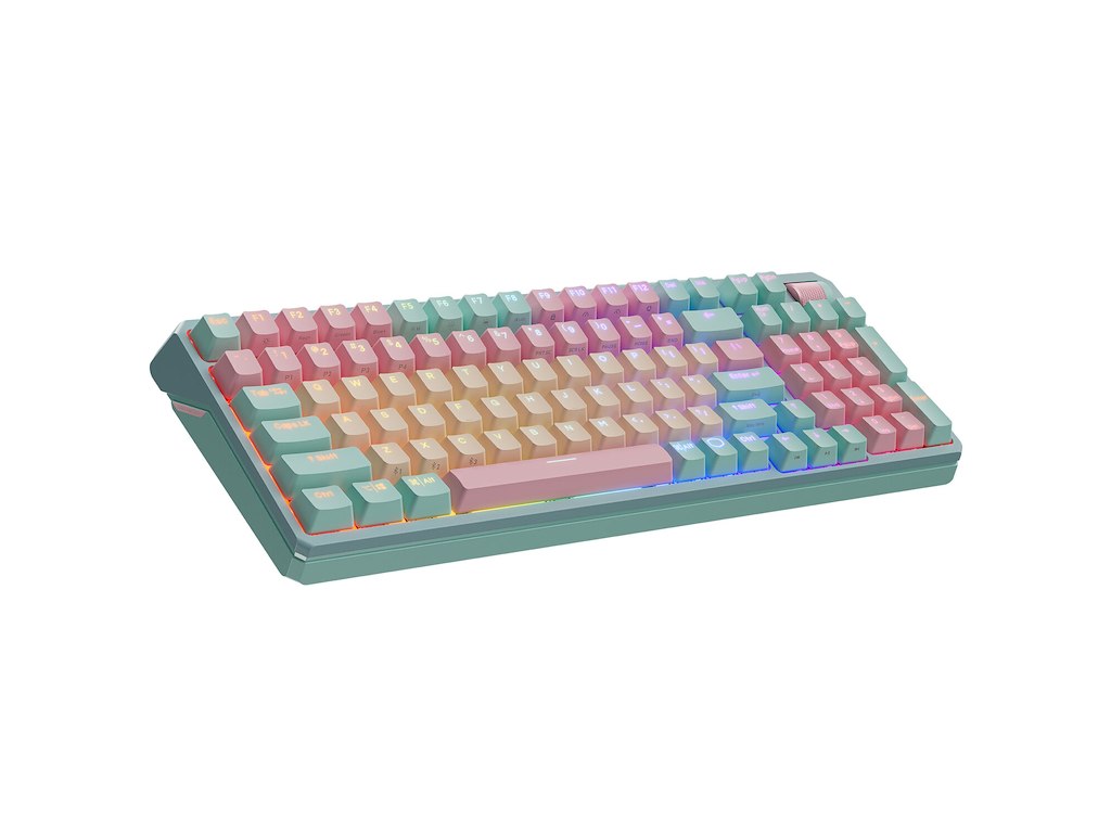 Cooler Master Peripherals MK770 tastatur Universel USB + RF Wireless + Bluetooth QWERTY Fransk Turkis