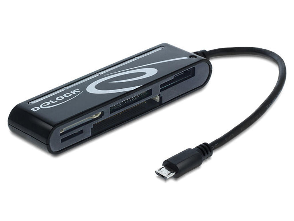 DeLOCK 91732 kortlæser USB 2.0 Sort