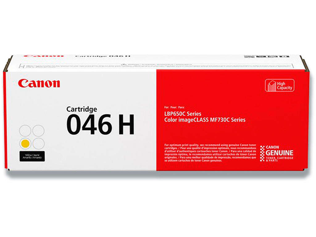Toner, 046HY, Yellow-gul, 5.000 sider, Canon 1251C002