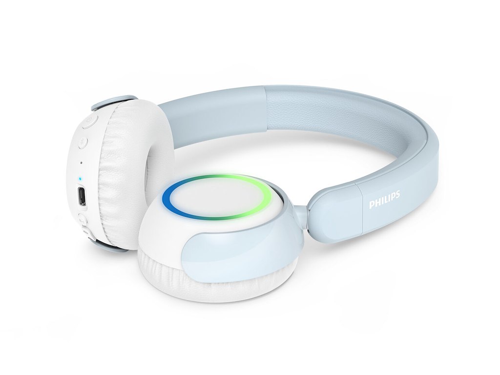 Philips TAK4200B Headset Kabel & trådløs Opkald/musik Bluetooth Hvid, Blå