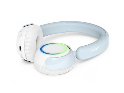 Philips TAK4200B Headset Kabel & trådløs Opkald/musik Bluetooth Hvid, Blå
