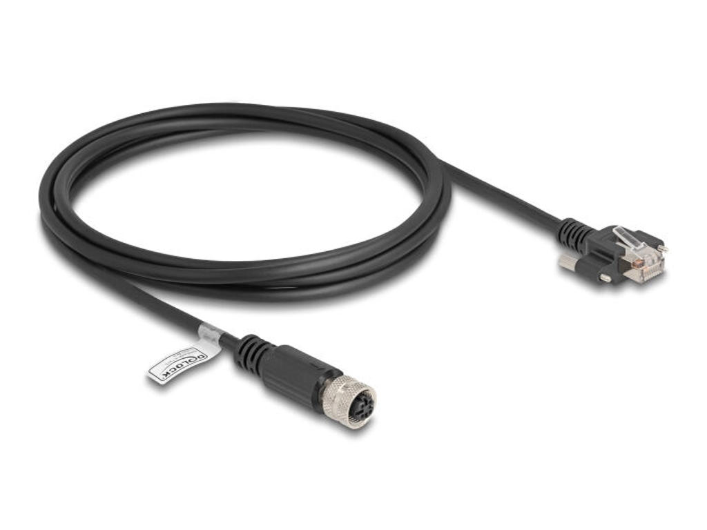 DeLOCK 80445 netværkskabel Sort 2 m Cat5e F/UTP (FTP)