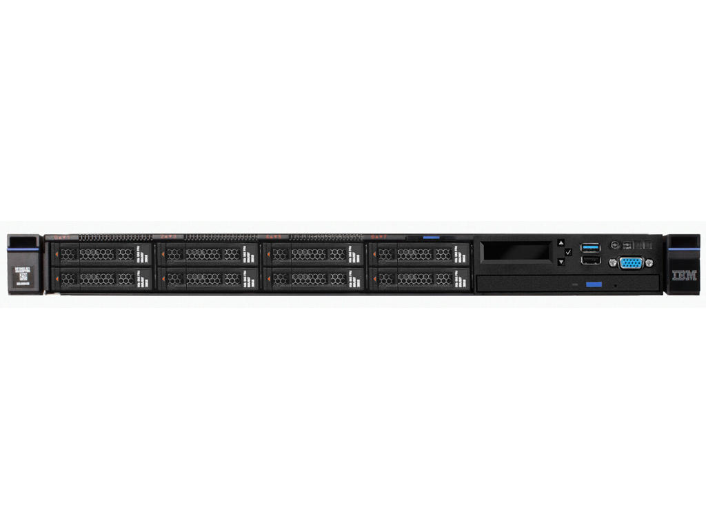 Lenovo System 3550 M5 server 0 GB Stativ (1U) Intel® Xeon E5 v3 E5-2670V3 2,3 GHz 16 GB DDR4-SDRAM 750 W