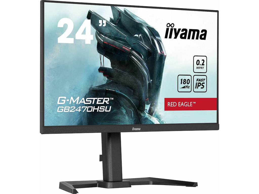 iiyama G-MASTER GB2470HSU-B6 computerskærm 60,5 cm (23.8") 1920 x 1080 pixel Fuld HD LCD Sort