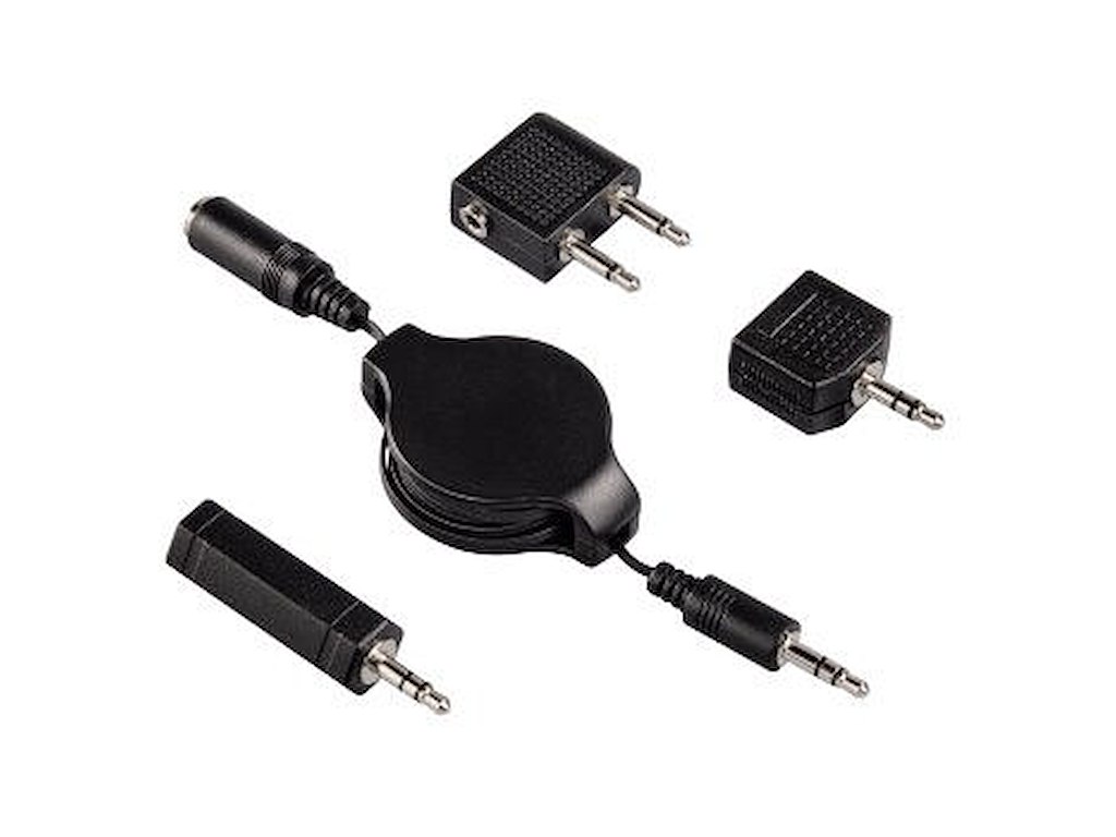 Hama 00122369 kabel kønsskifter 3.5 mm 6.3 mm Sort