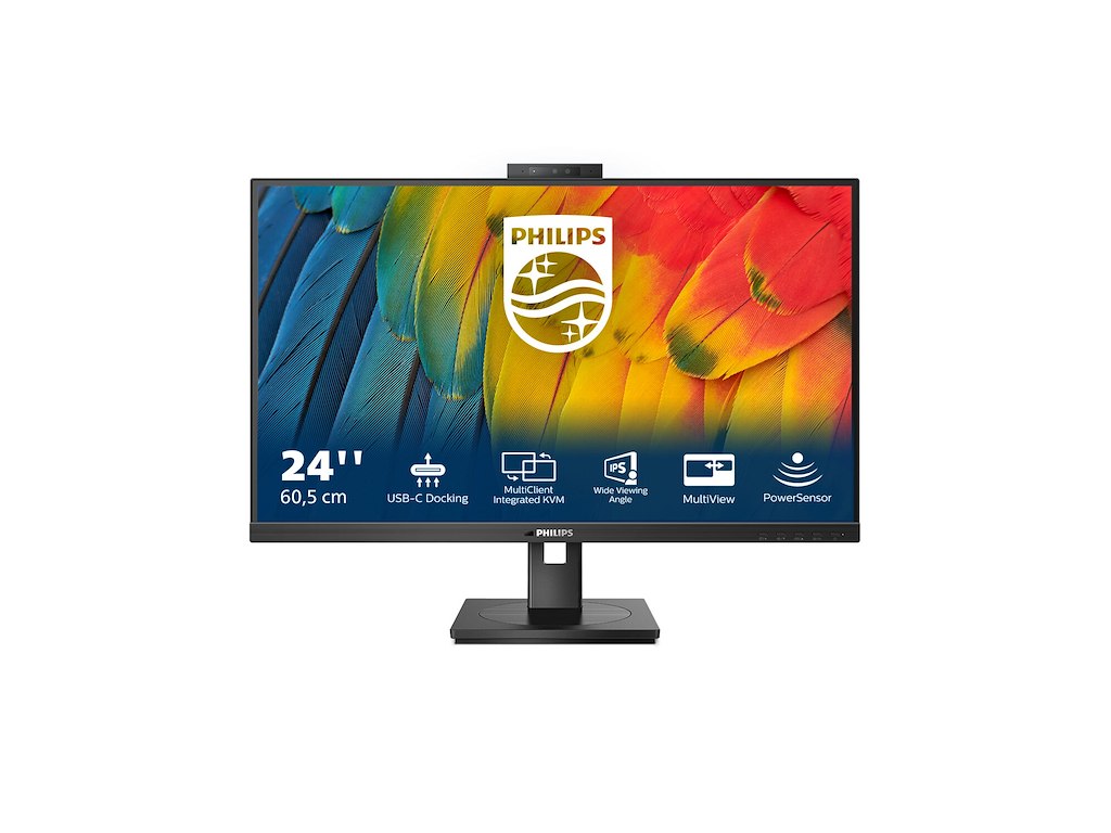 Philips 5000 series 24B1U5301H/00 computerskærm 60,5 cm (23.8") 1920 x 1080 pixel Fuld HD LCD Sort