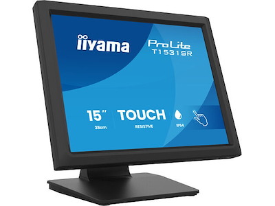 iiyama ProLite T1531SR-B2S computerskærm 38,1 cm (15") 1024 x 768 pixel XGA Berøringsskærm Bordplade Sort