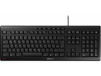 CHERRY STREAM KEYBOARD tastatur Kontor USB QWERTZ Tjekkisk, Slovakisk Sort