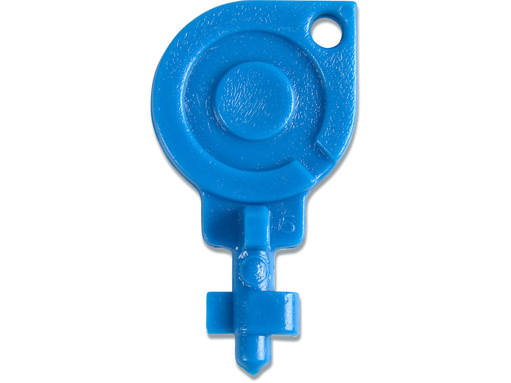 Nøgle, Til Eco Line dispensere, Blå, 5 stk, Eco Line 