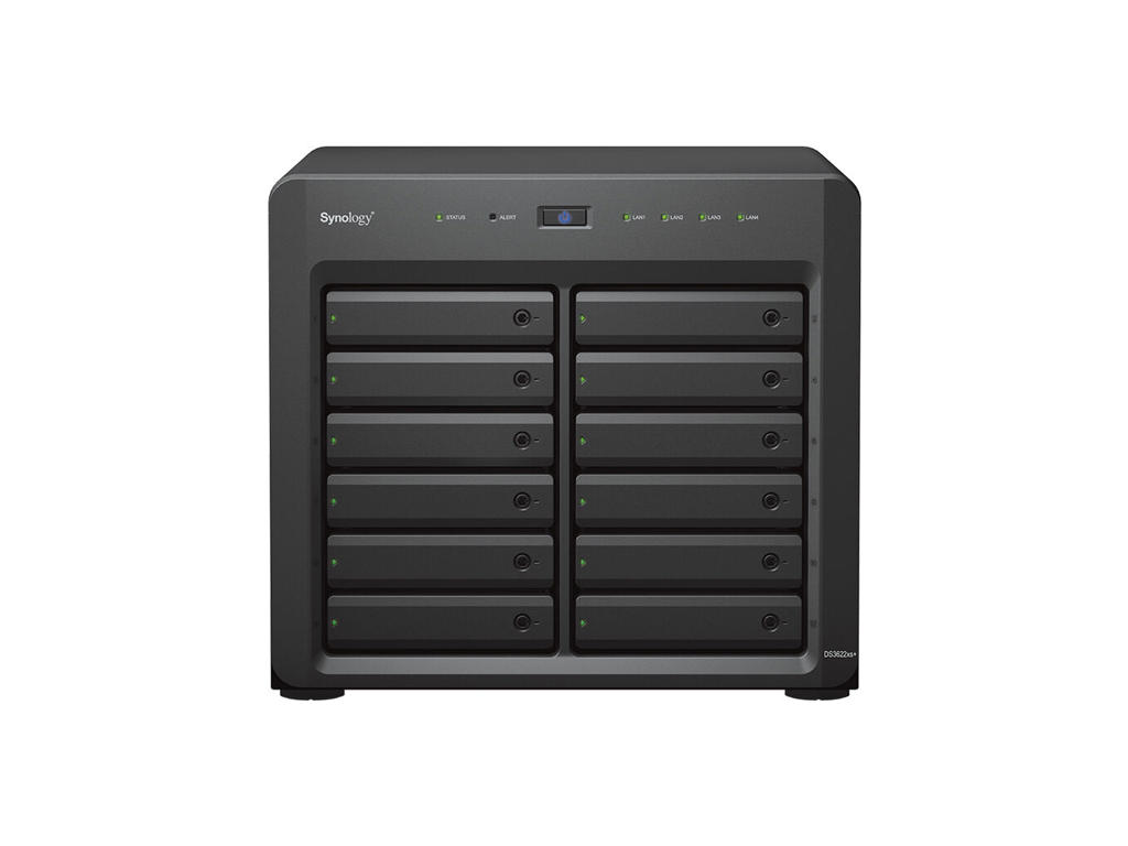 Synology DiskStation DS3622XS+ + 12x12TB NAS Desktop Intel® Xeon® D D-1531 16 GB DDR4 144 TB HDD DiskStation Manager Sort