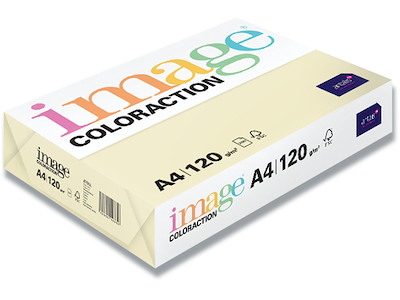 Kopipapir, Atoll Pale Ivory, Farvenr BE66, A4, Image ColorAction 120 g/m² 