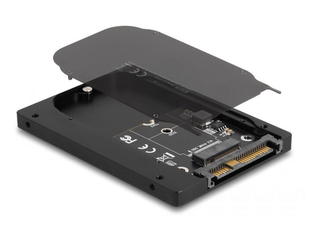 DeLOCK 63379 drevkabinet SSD kabinet Sort M.2
