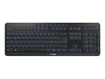 CHERRY Stream ultimate keyboard Home/Office USB + RF Wireless + Bluetooth QWERTZ German Black