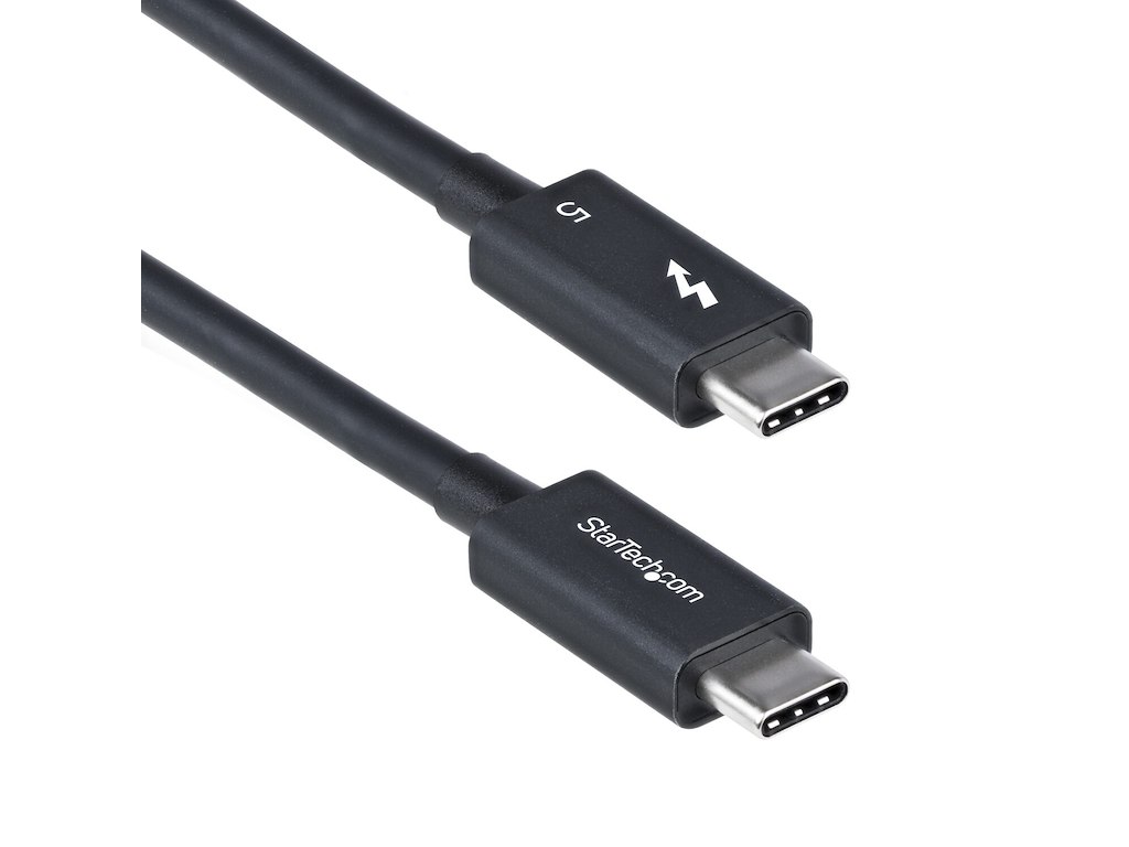 StarTech.com 3ft (1m) Thunderbolt 5 Cable, 80Gbps/Up to 120Gbps, 240W PD, 8K 60Hz, Certified Thunderbolt Cable - Compatible w/Thunderbolt 4/USB4/USB-C