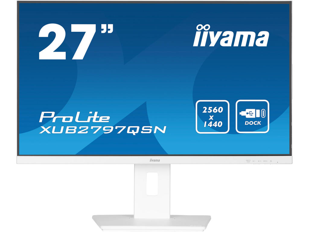 iiyama G-MASTER XUB2797QSN-W2 computerskærm 68,6 cm (27") 2560 x 1440 pixel Quad HD LED Hvid