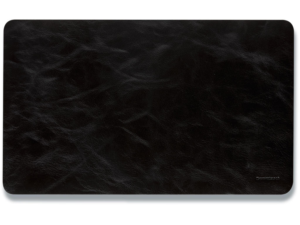 Skriveunderlag, 50x34x0.4 cm, Sort, Læder, dbramante1928 Copenhagen Medium