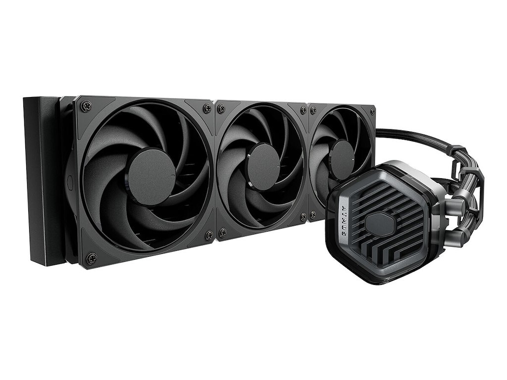 Cooler Master MasterLiquid ATMOS Stealth Series Processor Væskekølingssæt 12 cm Sort