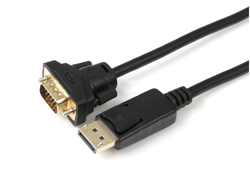 Microconnect DP-VGA-MM-300 videokabel adapter 2 m DisplayPort VGA (D-Sub) Sort