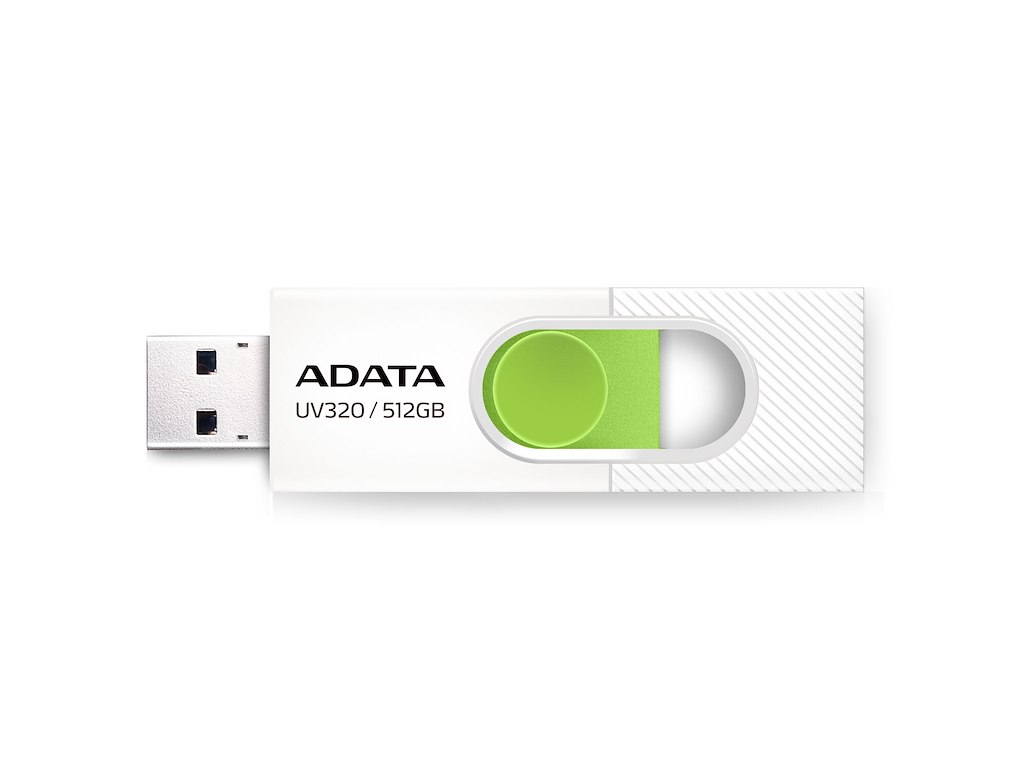 ADATA UV320 USB-nøgle 512 GB USB Type-A 3.2 Gen 1 (3.1 Gen 1) Grøn, Hvid