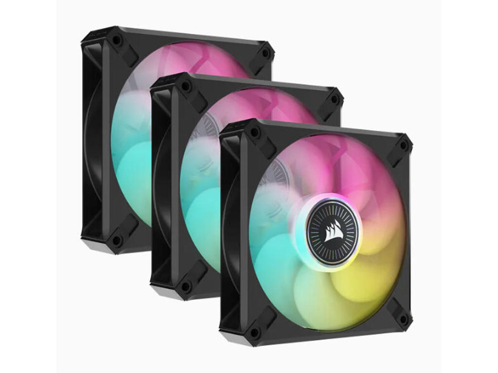 Corsair CO-9050113-WW Computerkølesystem Computerkabinet Ventilator 12 cm Sort 3 stk