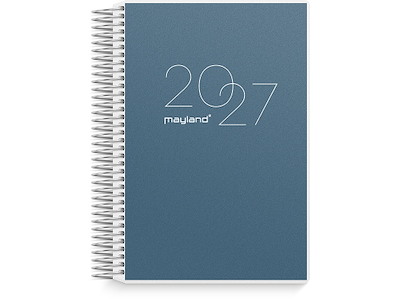 Kalender, 2027, Dag, 4 illustrationer, 1 dag pr. side, Mayland