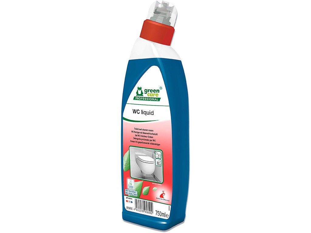 Toiletrens, Med farve, Med parfume, 750 ml, Green Care Ocean