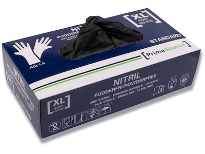 Engangshandsker, Nitril, X-Large, 100 handsker, Prime Source Standard