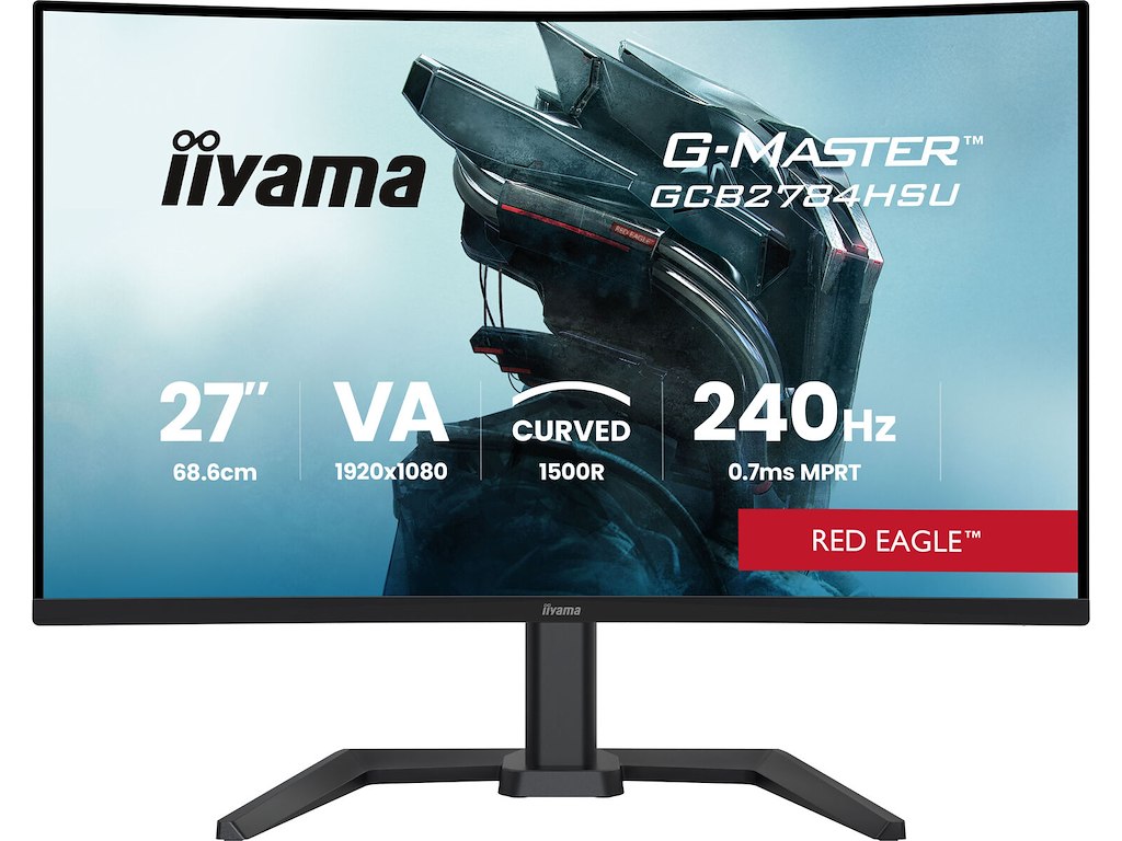 iiyama G-MASTER GCB2784HSU-B1 27" 240Hz computerskærm 68,6 cm (27") 1920 x 1080 pixel Sort