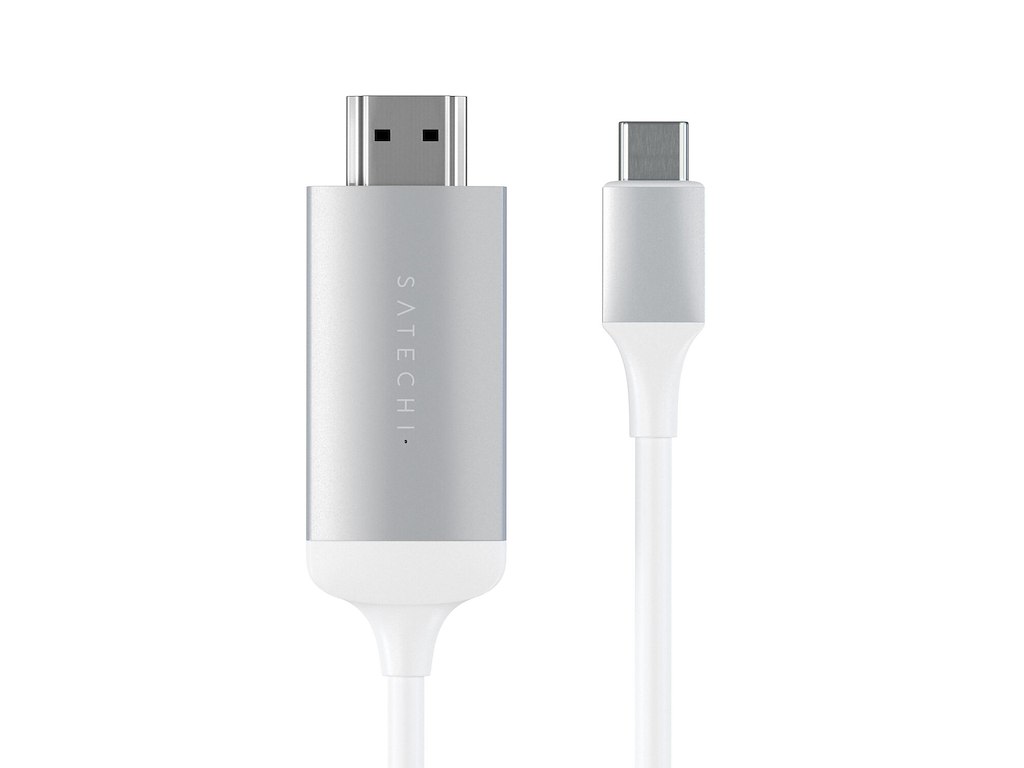 Satechi ST-CHDMIS videokabel adapter 1,8 m USB Type-C HDMI Sølv