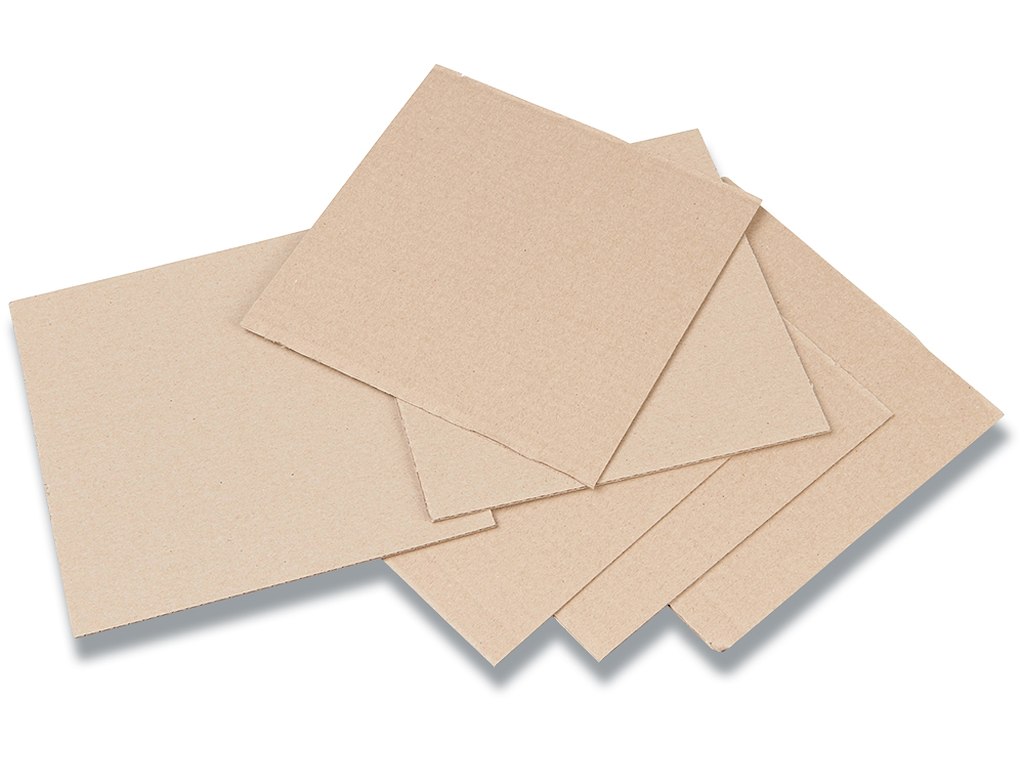 Bølgepap, 1 ark, 101.8 x 71.8 cm, 3 mm, 