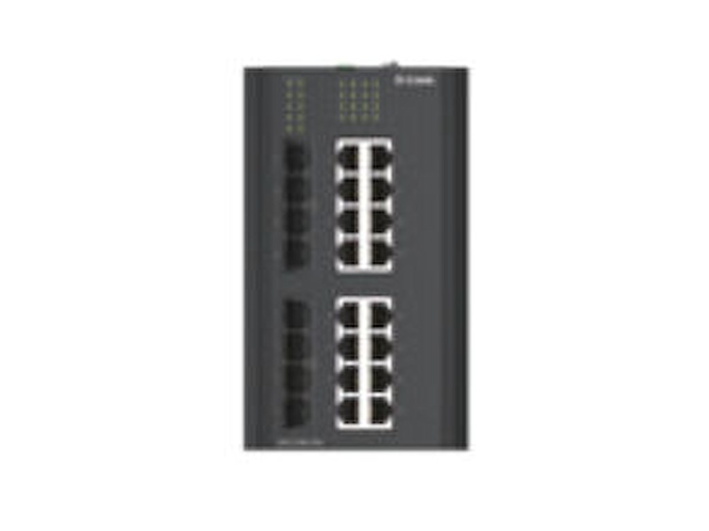 D-Link DIS-310G-24X netværksswitch Administreret L2/L3 Gigabit Ethernet (10/100/1000) DIN rail Sort