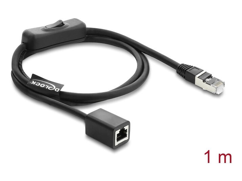 DeLOCK 81564 netværkskabel Sort 1 m Cat6 F/UTP (FTP)