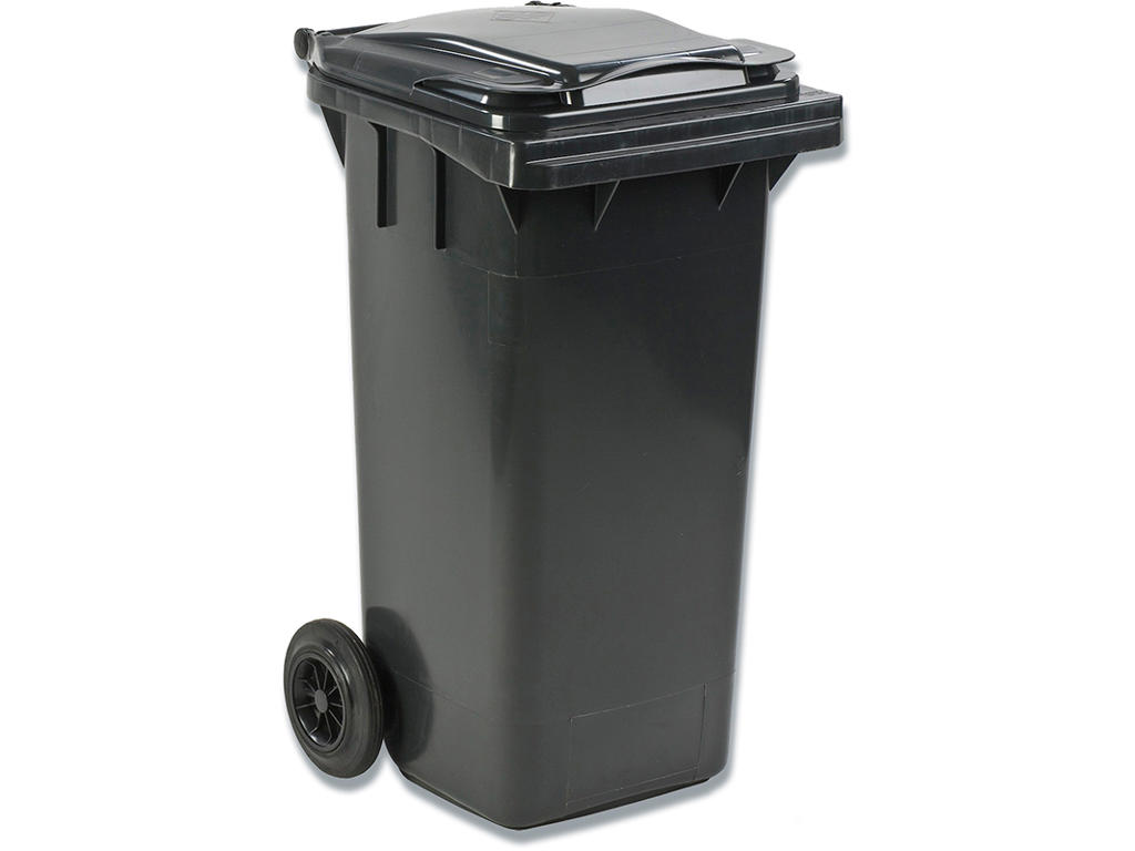 Affaldsspand, 120 liter, Grå, Firkantet, Abena Container 