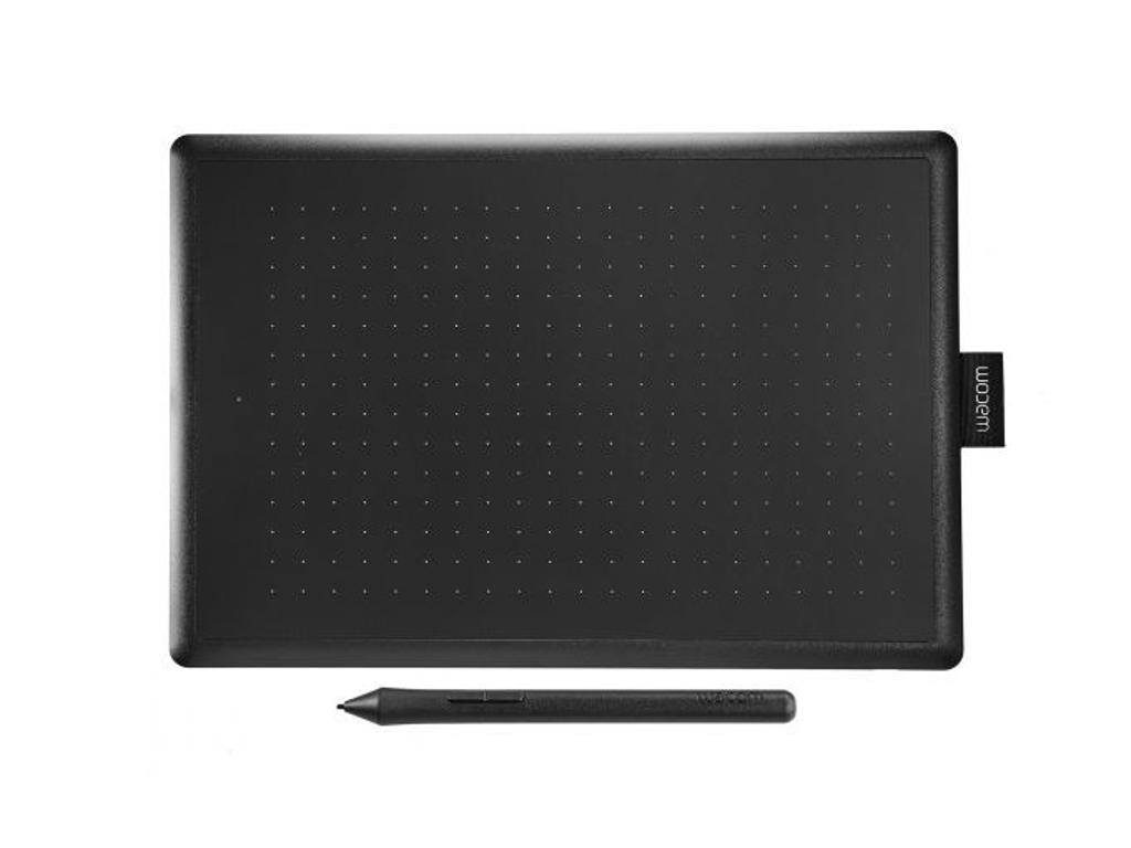 Wacom One by Medium tegneplade Sort, Rød 2540 lpi 216 x 135 mm USB